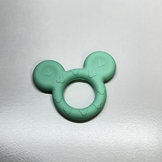Aqua Mouse Head Teether