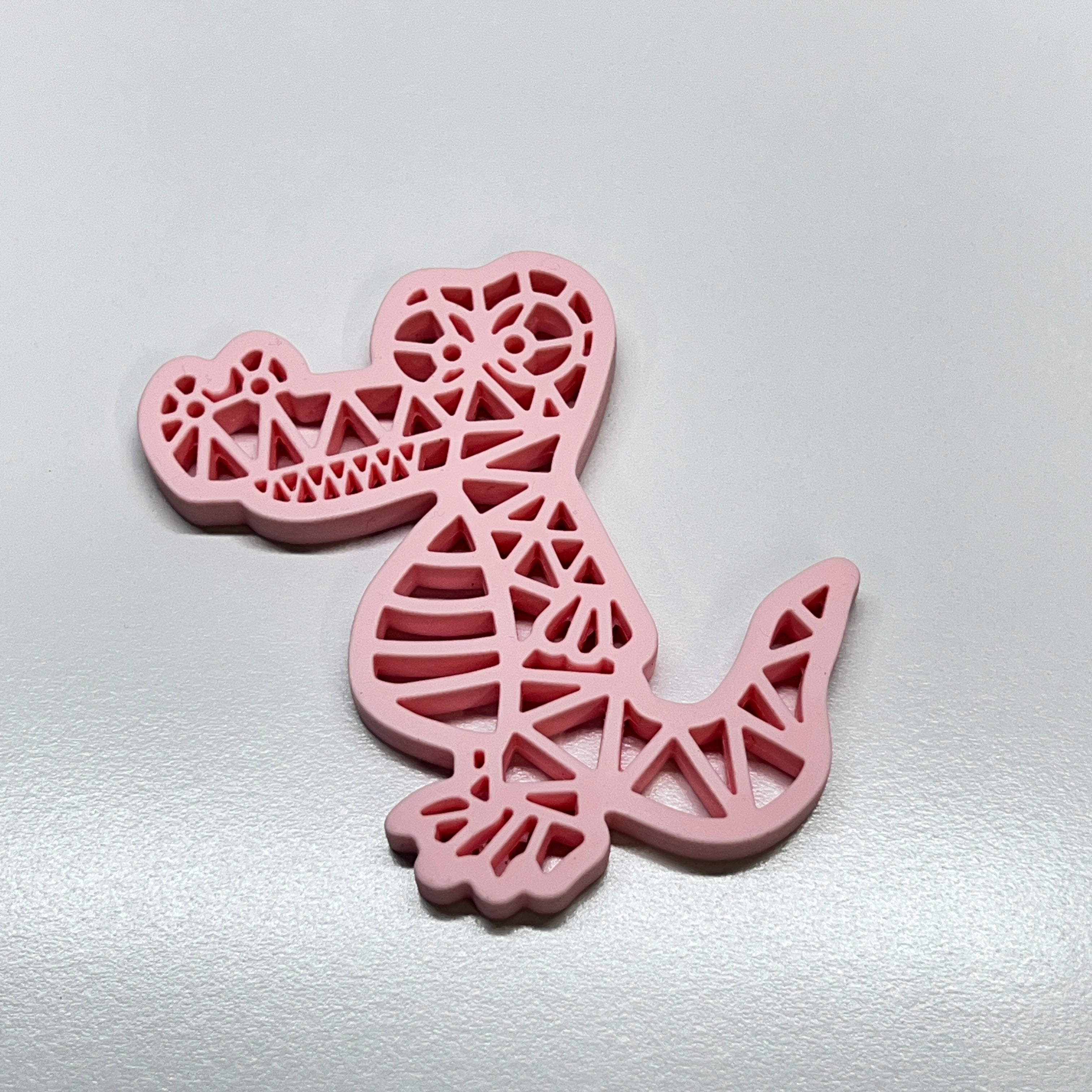 Pink Gator Teether