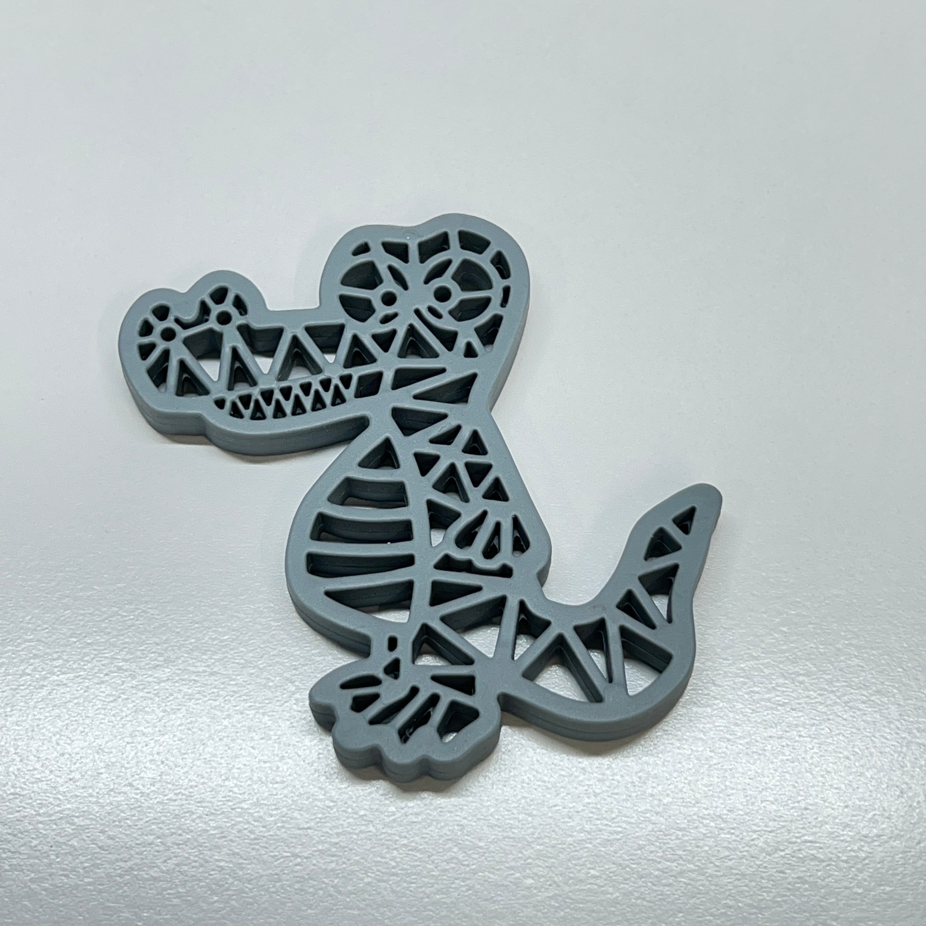 Gray Gator Teether