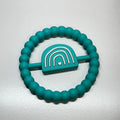 Aqua Rainbow Ring Teether