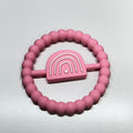 Pink Rainbow Ring Teether