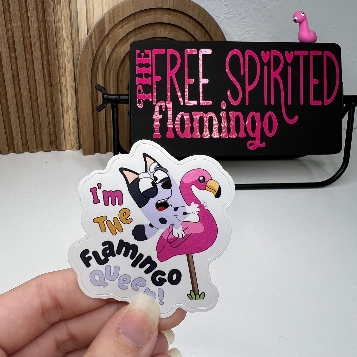 Flamingo Queen Sticker