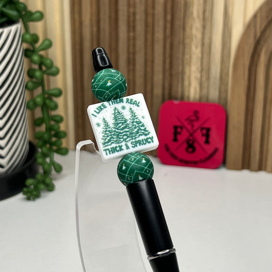 Thick & Sprucy Plastic Pen