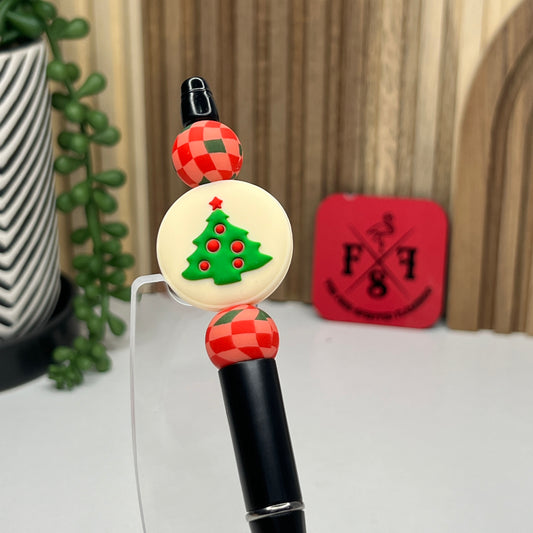 Tree Cookie Plastic Pen