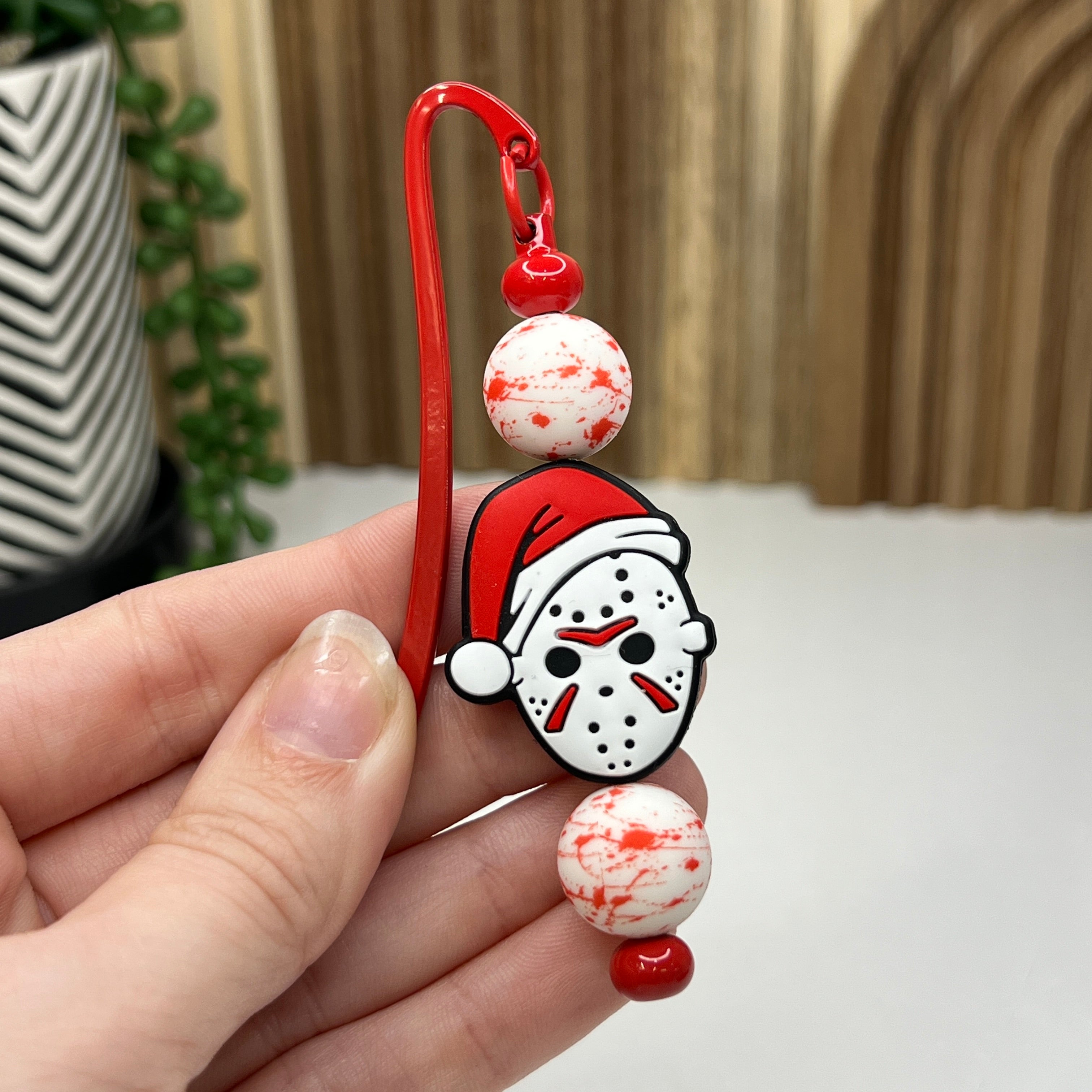 Jason Claus Beaded Bookmark