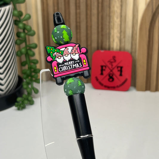 Gnome Christmas Plastic Pen