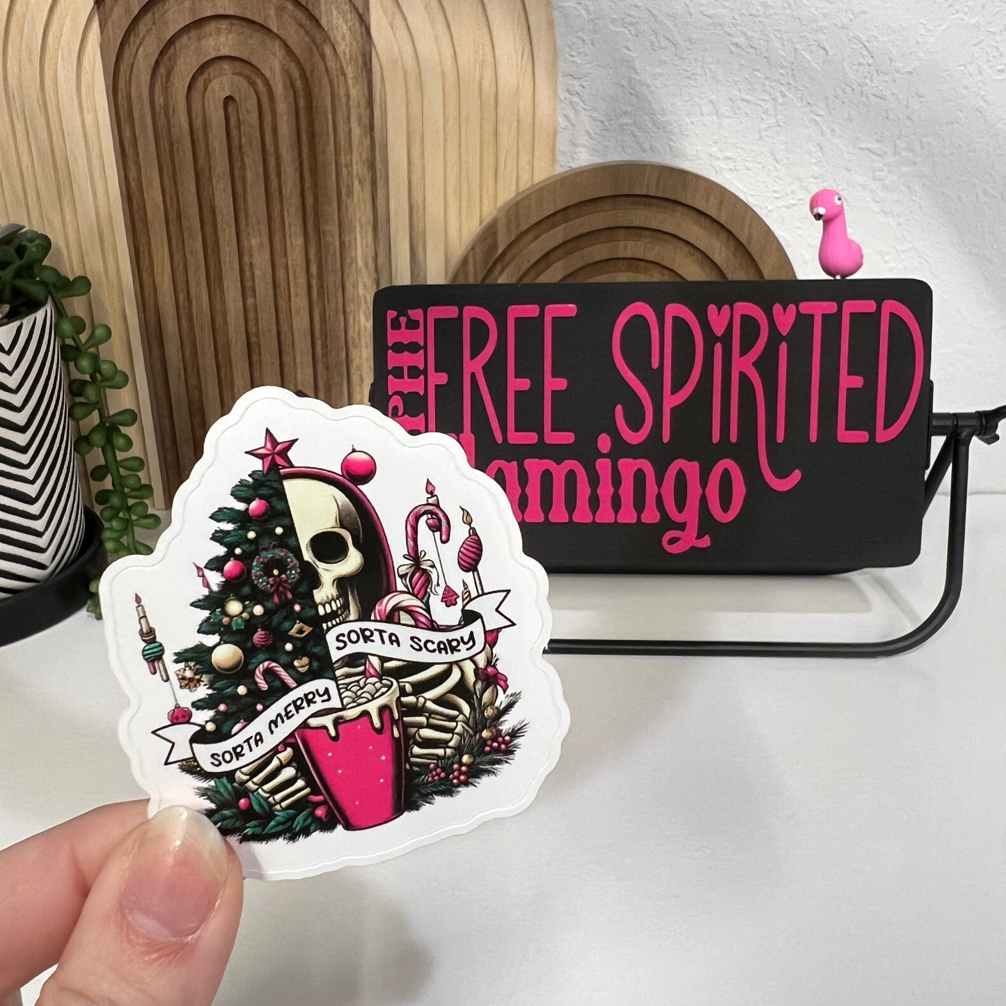 Sorta Merry Sorta Scary Sticker