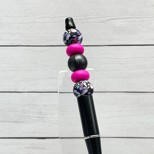 Midnight Blossom w/Pink Plastic Pen