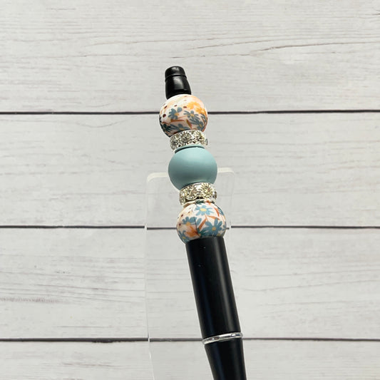 Wildflowers Jeweled Plastic Pen