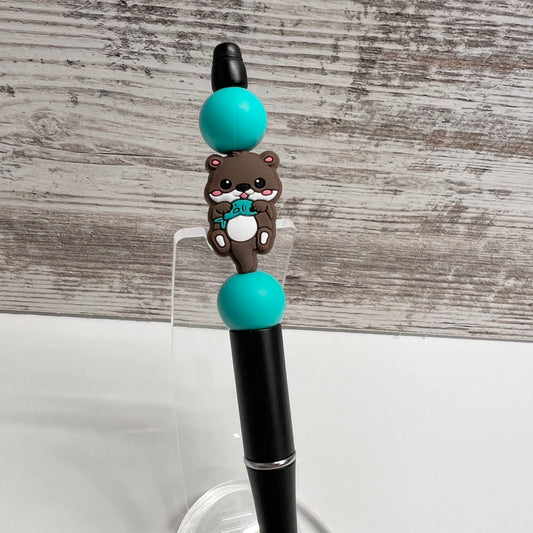 Ollie the Otter Plastic Pen