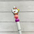 Tea Pot Glitter Plastic Pen