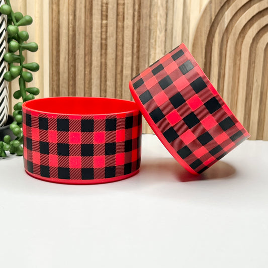 Red Buffalo Plaid Tumbler Boot