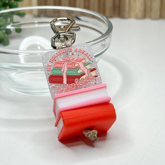All Booked Book Keychain