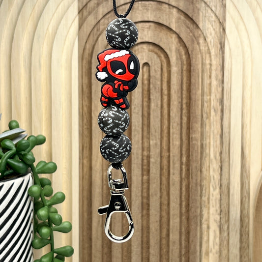 Santa-Pool Car Charm