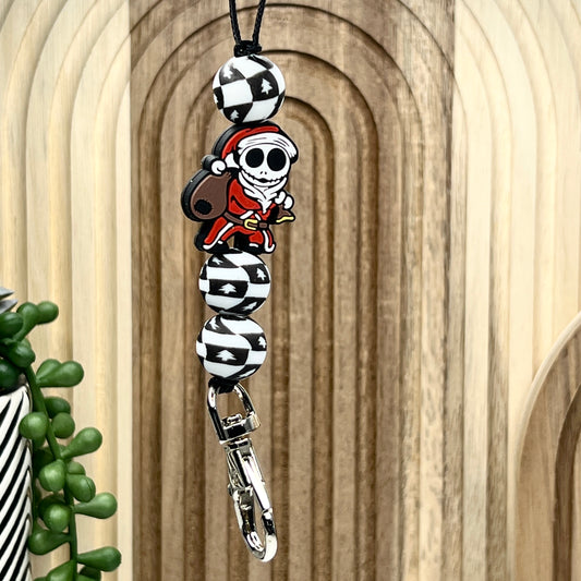 Christmas Skeleton Car Charm