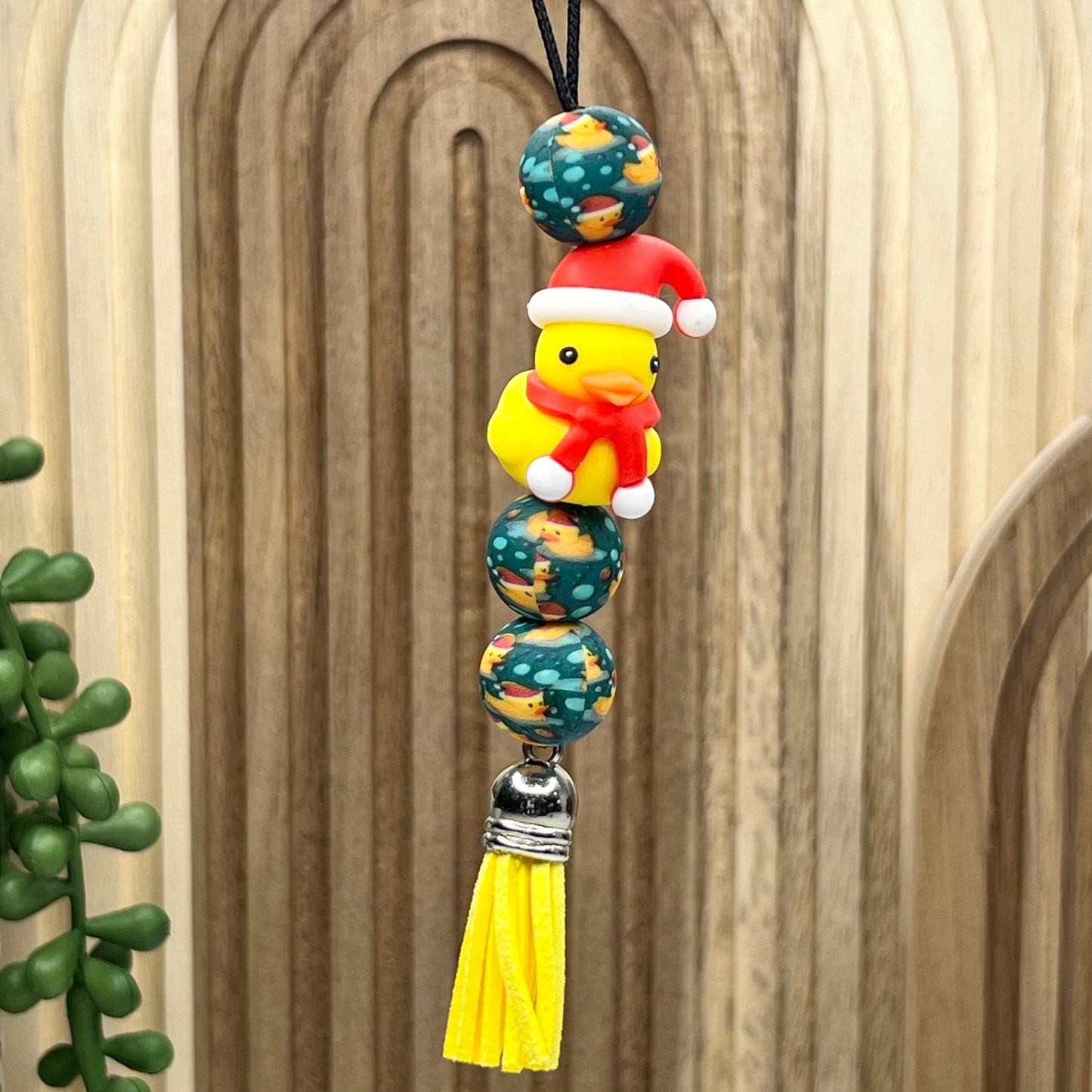 Merry Quackmas Car Charm