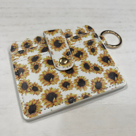White Sunflower Wallet