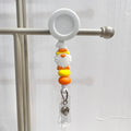 Candy Corn Gnome Badge Reel