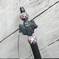 Black Ghost Leopard Plastic Pen