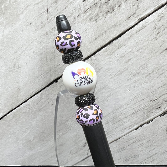 Leopard Witch Trio Plastic Pen