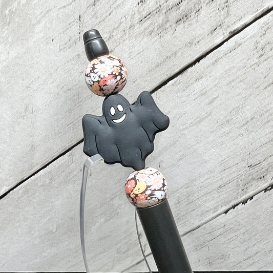 Black Ghost Garden Plastic Pen