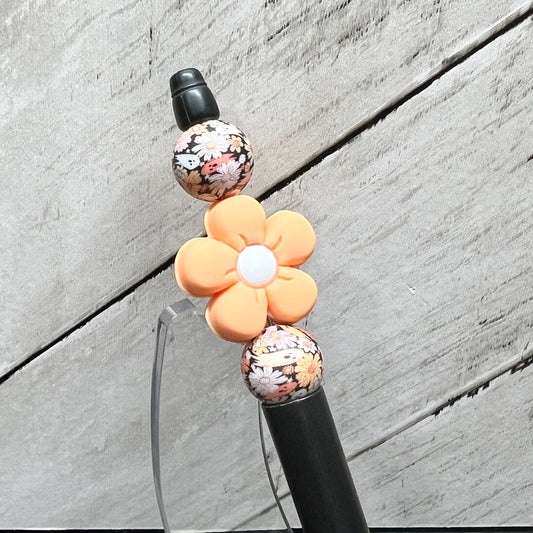 Orange Ghost Garden Plastic Pen