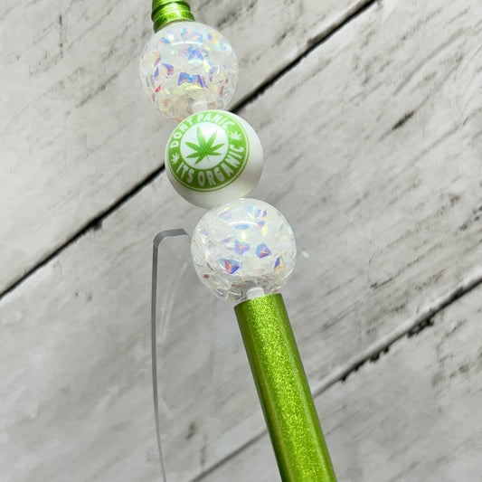 Don't Panic Metal Pen