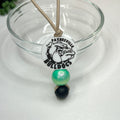 Opal Bulldog Zipper Charm