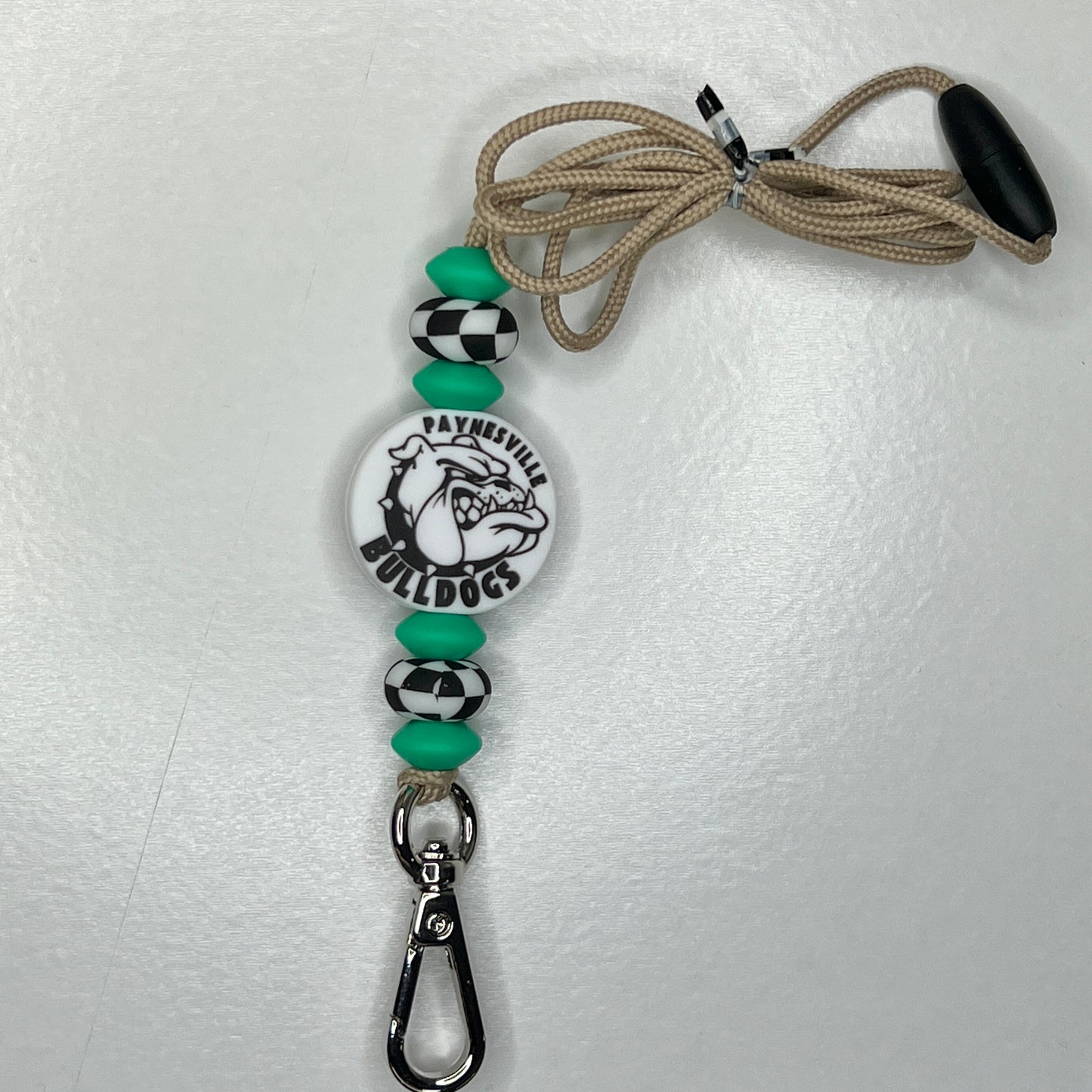 Bulldog Checkered Abacus Lanyard