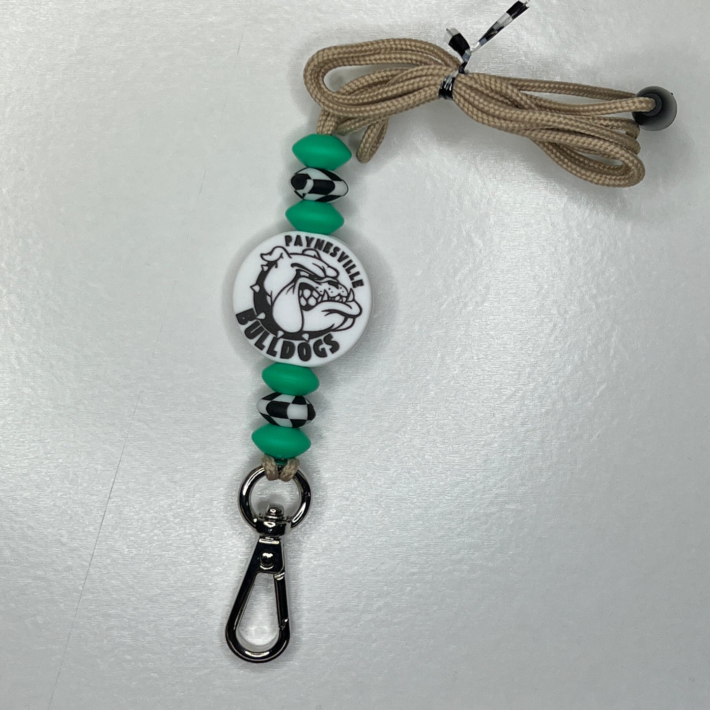 Checkered Bulldog Lanyard