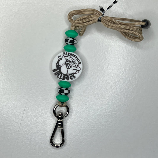 Checkered Bulldog Lanyard