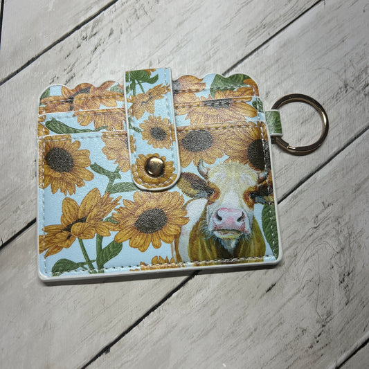 Brown Cow Sunflower Wallet