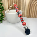 Cowhide & Hanki Pacifier Clip