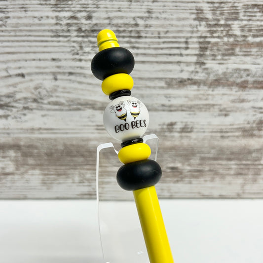 Boo-Bees Yellow Metal Pen