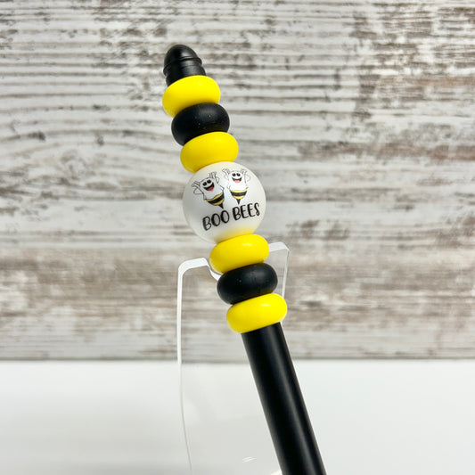 Boo-Bees Black Metal Pen