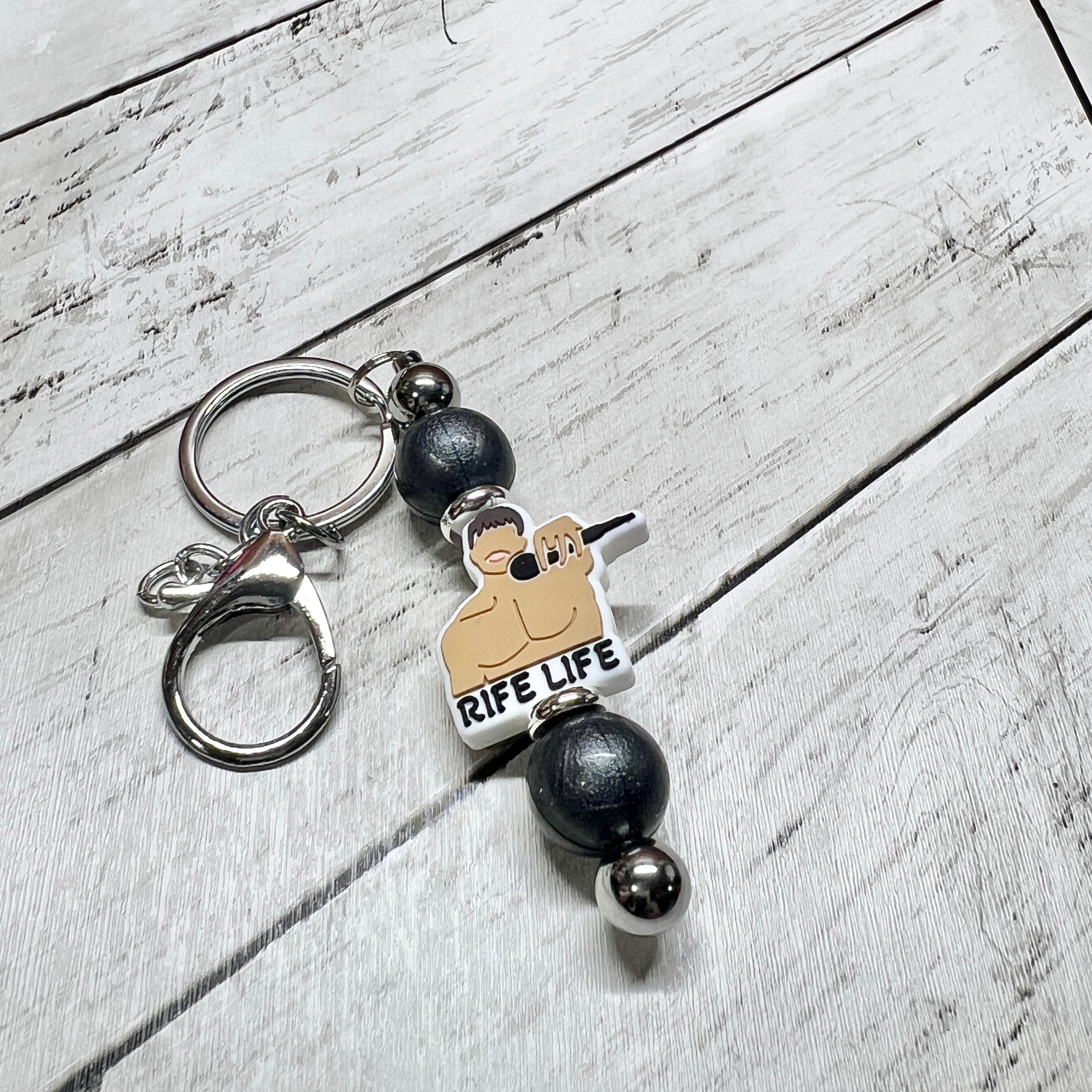 Rife Life Silver Keychain Bar