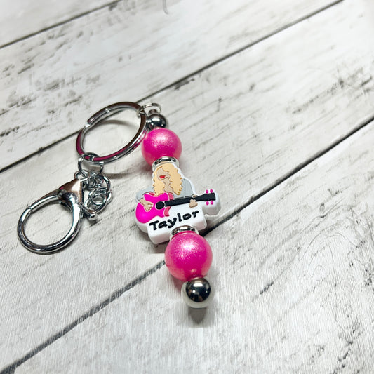 Taylor Silver Keychain Bar