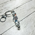 Wallen Burnout Silver Keychain Bar