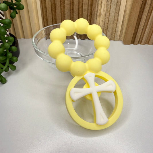 My First Rosary Freezer Ring | Yellow