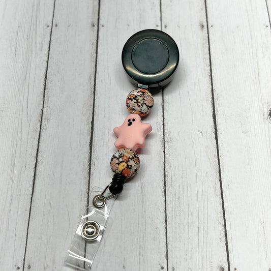 Pink Ghost Garden Badge Reel