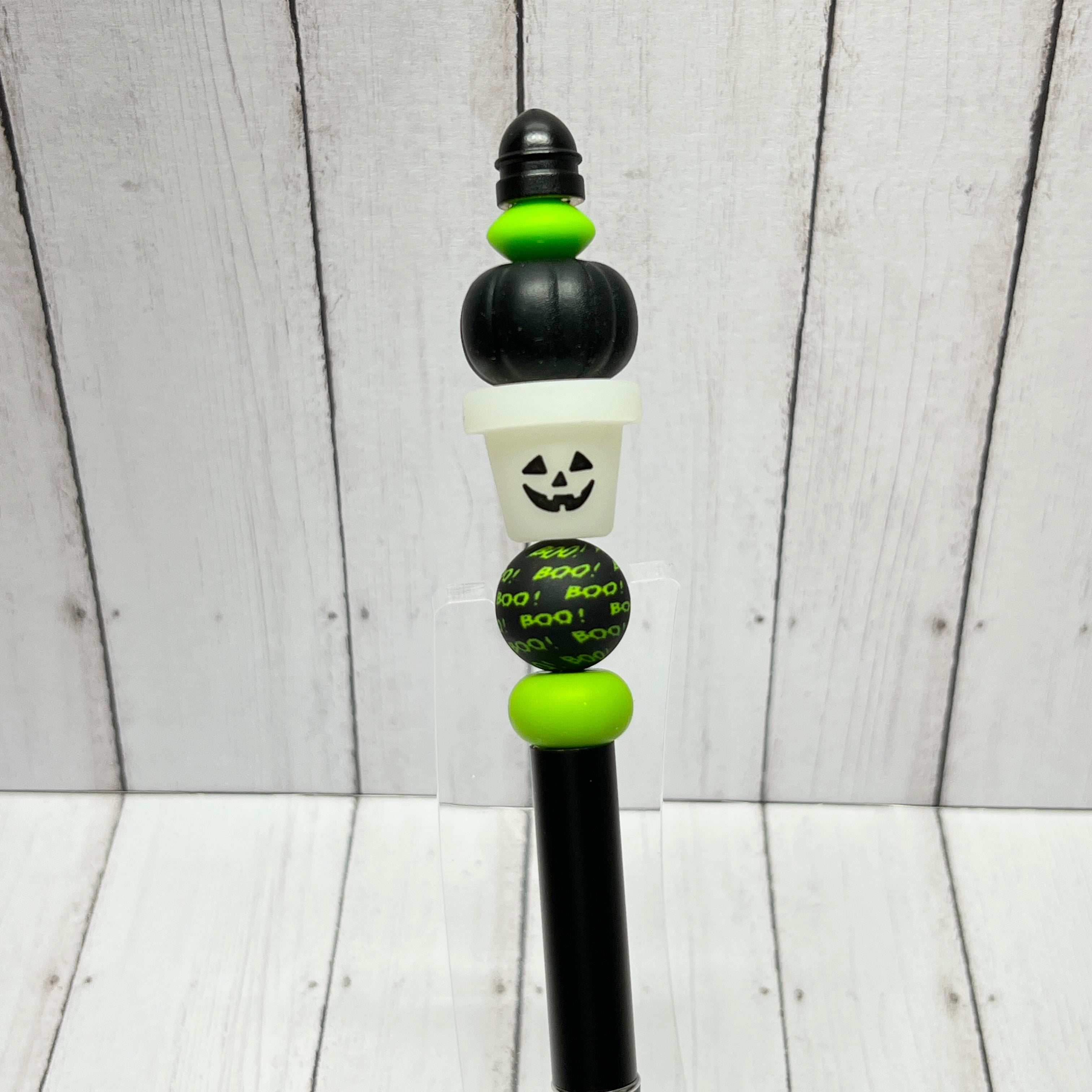 Glow Potted Pumpkin Metal Pen