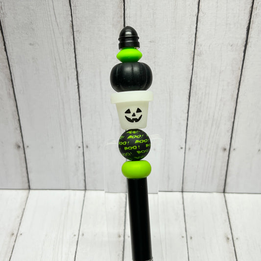 Glow Potted Pumpkin Metal Pen