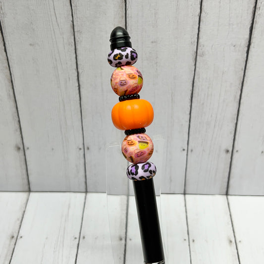 Pumpkin Bucket Metal Pen