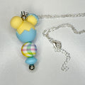 Blue Mouse Egg Necklace