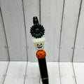 Black Sunflower Glow Jack O Planter Plastic Pen