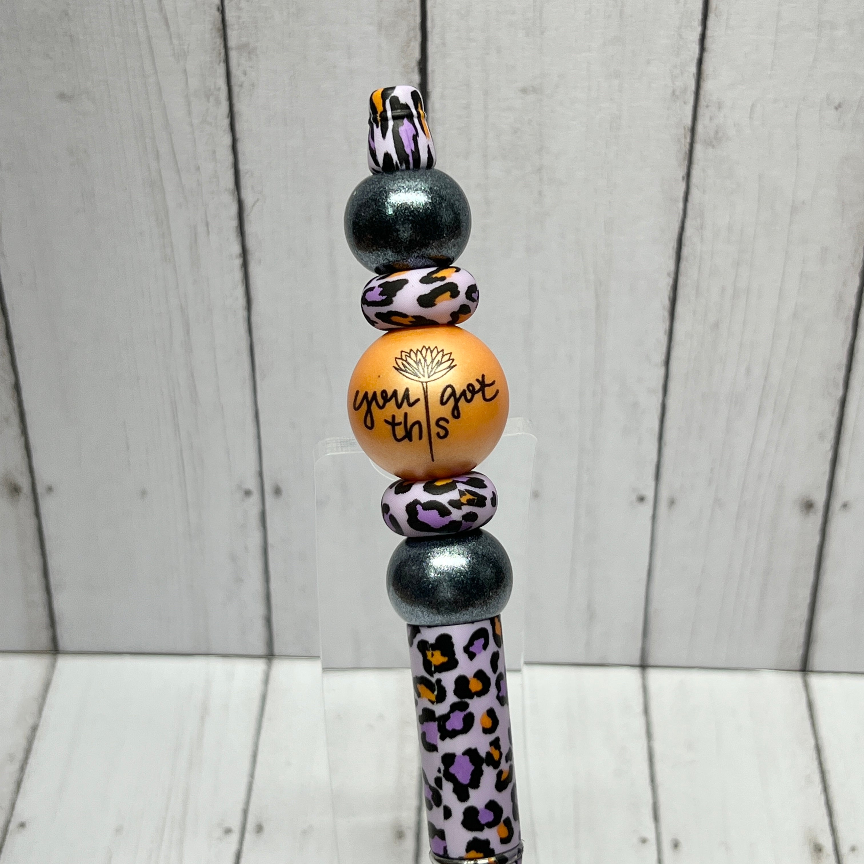 You Got This Leopard Plastic Pen