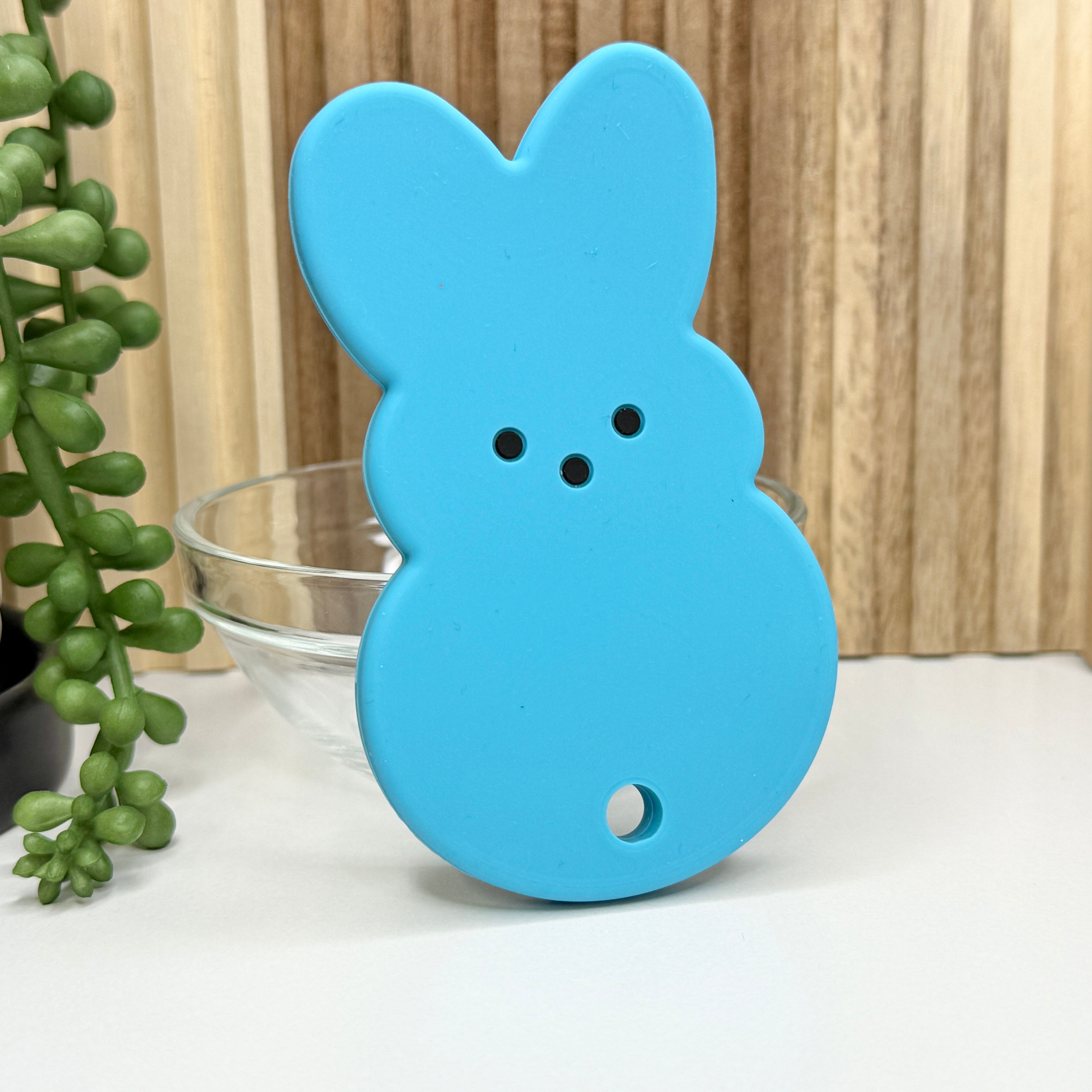 Blue Peeps Silicone Teether