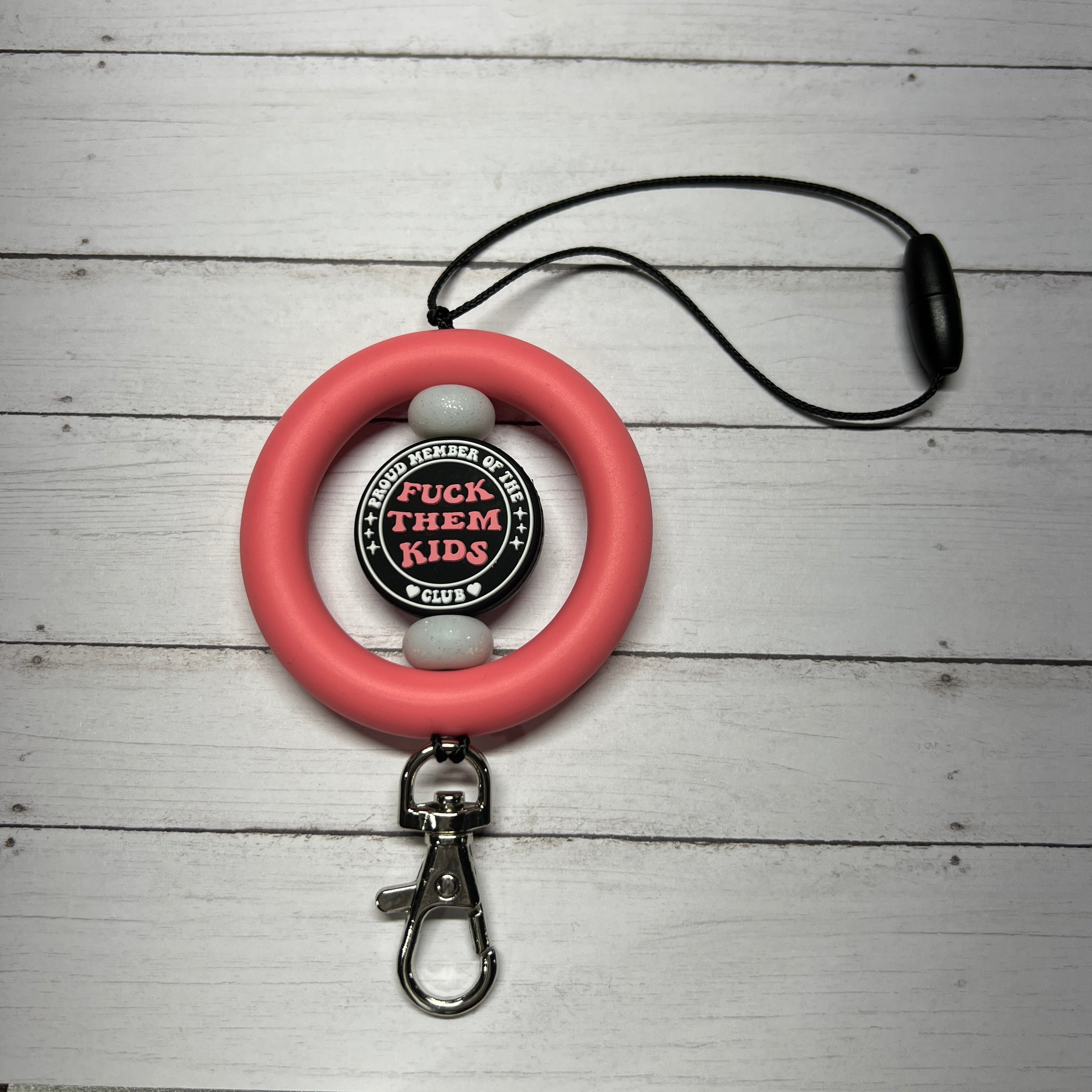 Love/F**K Them Kids Car Charm