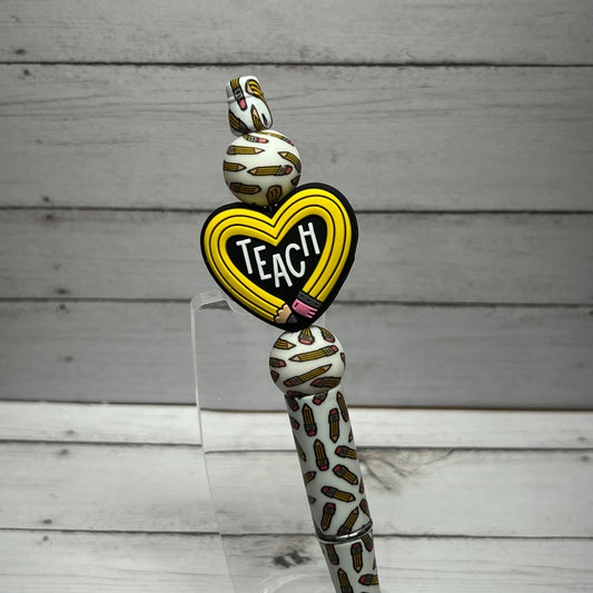 TEACH Pencil Plastic Pen