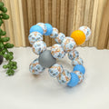Blue & Orange Dog Freezer Ring